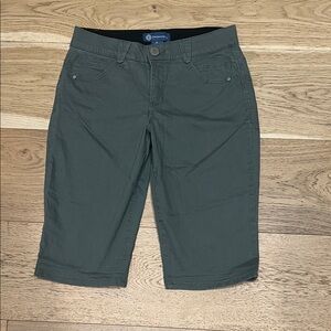 Democracy “Ab”solution Women's Olive Green Bermudas